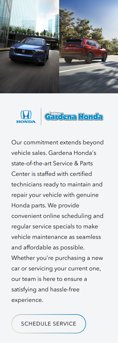 schedule service content mobile