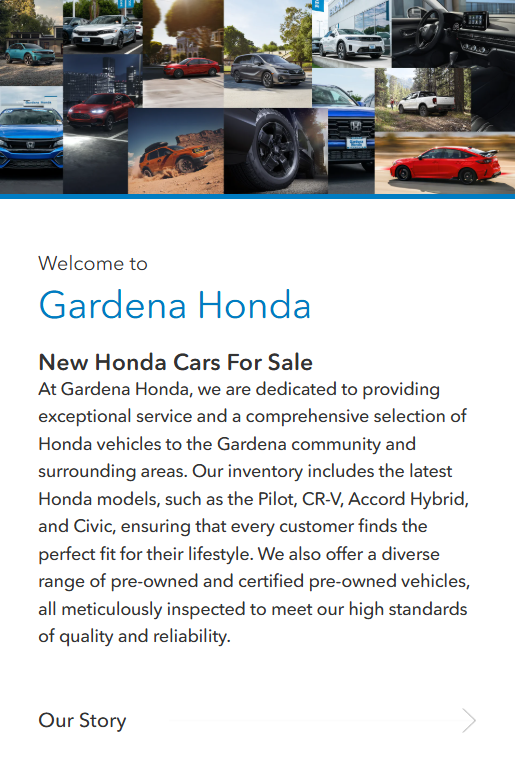 welcome to our story mobile