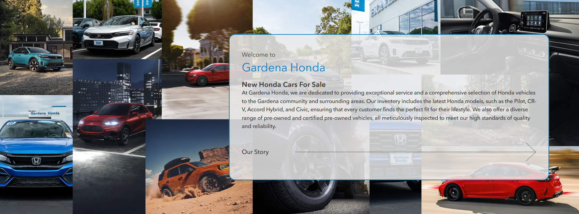 welcome to our story desktop